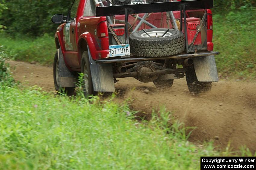 Jim Cox / Scott Parrott Chevy S-10 on SS3, Indian Creek.