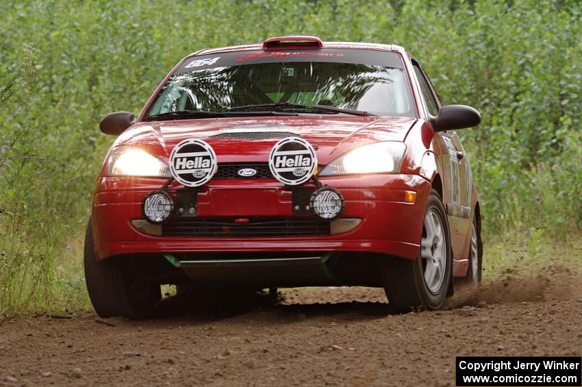 Erik Hill / Paul Donlin Ford Focus on SS3, Indian Creek.