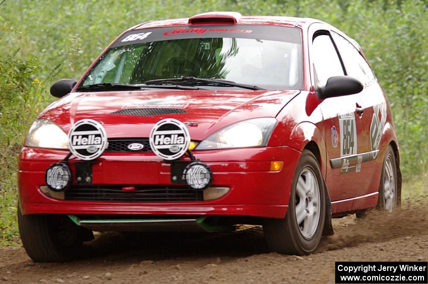 Erik Hill / Paul Donlin Ford Focus on SS3, Indian Creek.