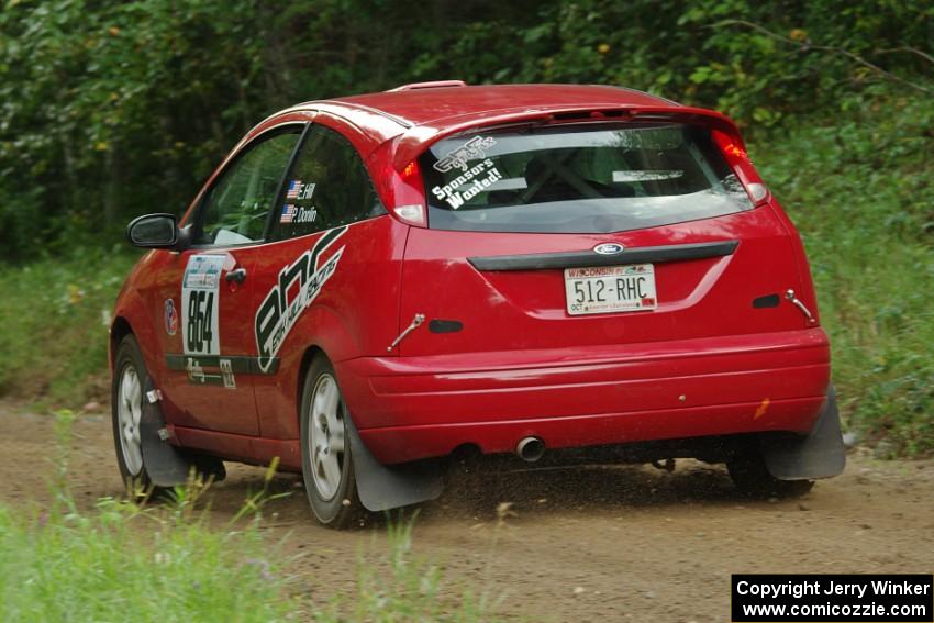 Erik Hill / Paul Donlin Ford Focus on SS3, Indian Creek.