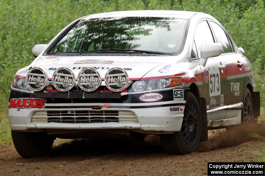 Daniel McCarron / Colin Robinson Honda Civic Si on SS3, Indian Creek.