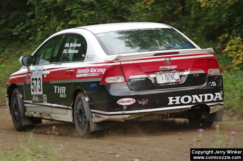 Daniel McCarron / Colin Robinson Honda Civic Si on SS3, Indian Creek.