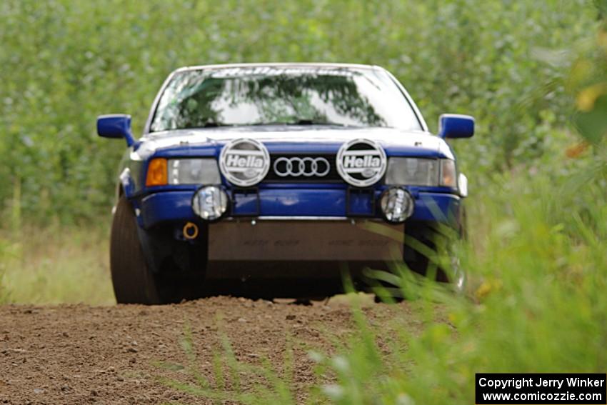 Paul Johansen / Susi Little Audi 90 Coupe Quattro on SS3, Indian Creek.