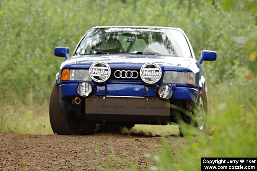 Paul Johansen / Susi Little Audi 90 Coupe Quattro on SS3, Indian Creek.