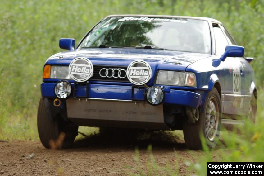 Paul Johansen / Susi Little Audi 90 Coupe Quattro on SS3, Indian Creek.