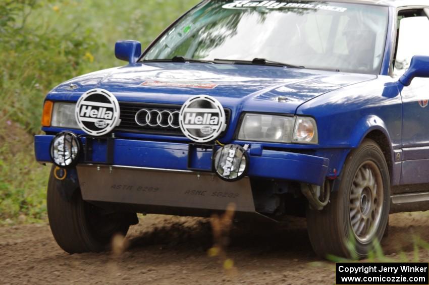 Paul Johansen / Susi Little Audi 90 Coupe Quattro on SS3, Indian Creek.