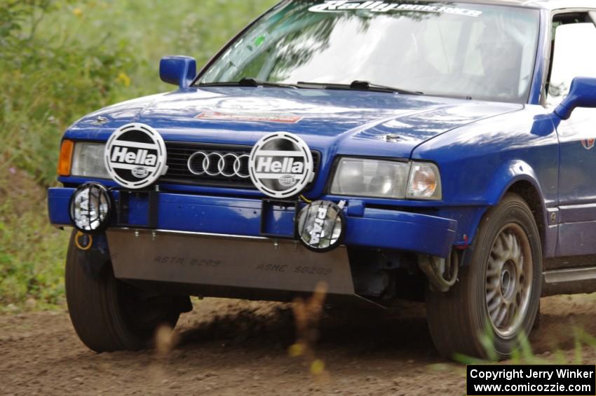 Paul Johansen / Susi Little Audi 90 Coupe Quattro on SS3, Indian Creek.