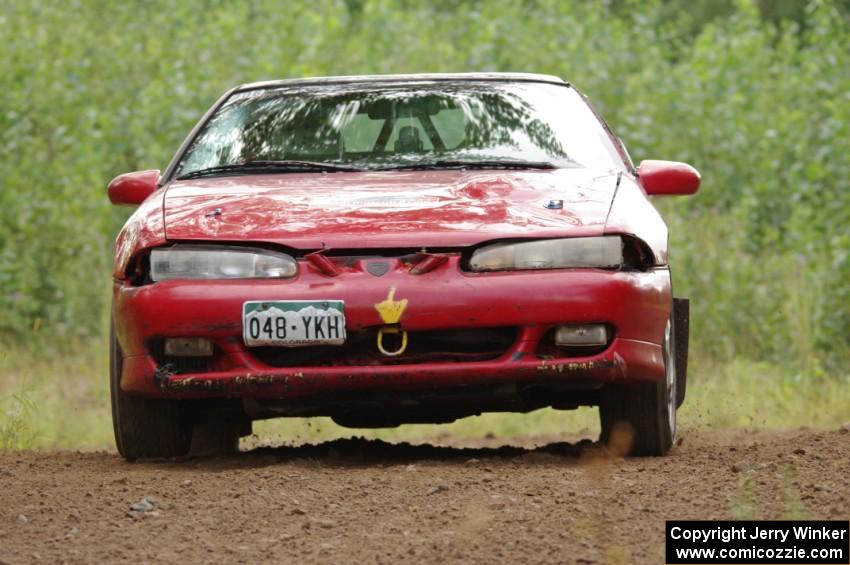 Johan Bjorkquist / Stephen Kurey Eagle Talon on SS3, Indian Creek.