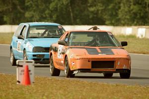 Stillwater Chumps Toyota MR-2 and Blue Sky Racing VW Golf