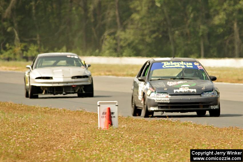 Mayhem Racing Honda Civic and Errora Olds Aurora