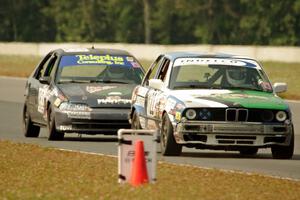 The Most Interesting Chumps In The World BMW 325i and Mayhem Racing Honda Civic