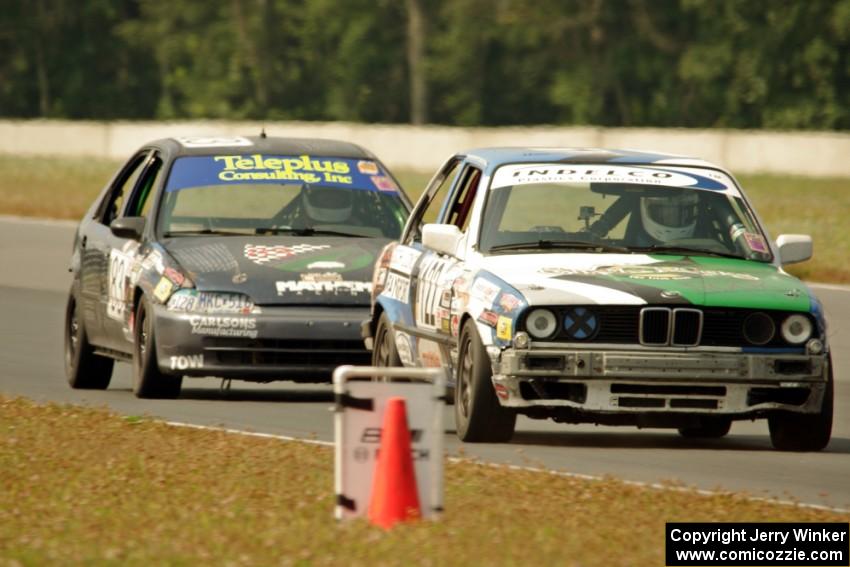 The Most Interesting Chumps In The World BMW 325i and Mayhem Racing Honda Civic