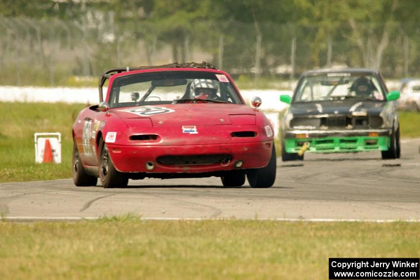 MiElan Mazda Miata and 365Racing Tuna No Crust BMW 325i