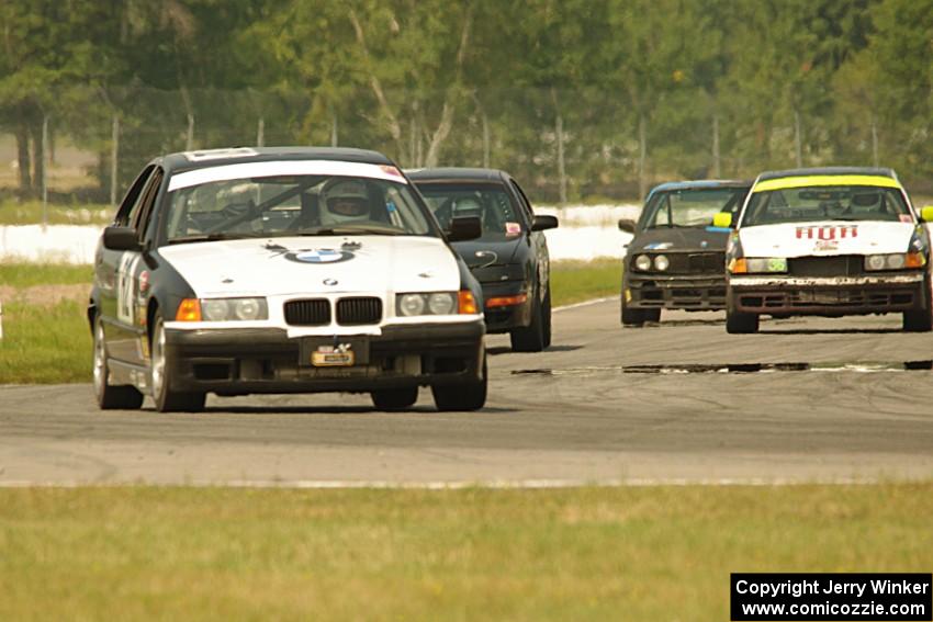 MKRacing BMW 328i, JSK Racing Nissan Maxima, Ambitious But Rubbish Racing BMW 325 and Nikki and Paris Racing BMW 325e