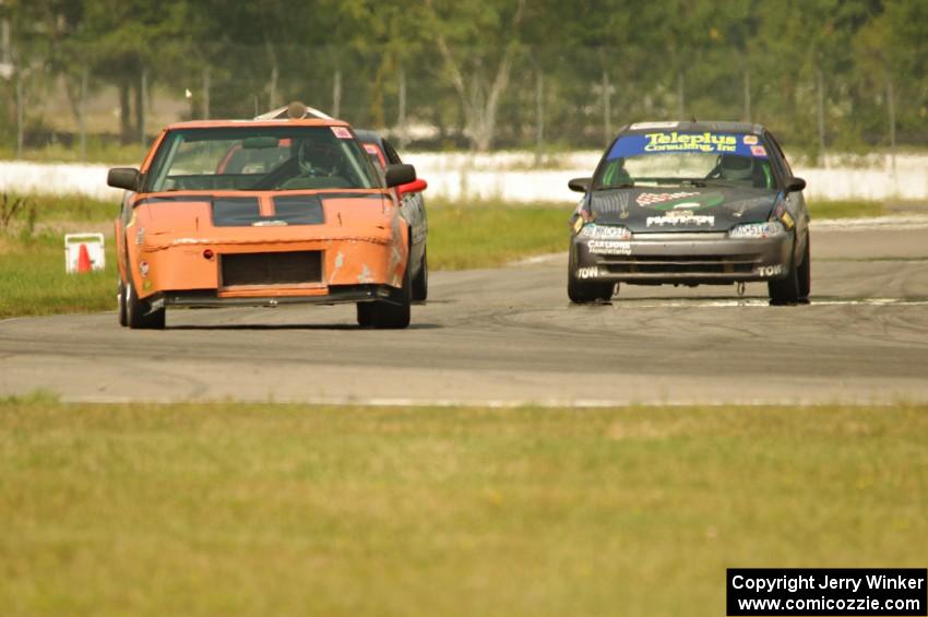 Stillwater Chumps Toyota MR-2, Maximum Ottodrive Plymouth Neon and Mayhem Racing Honda Civic