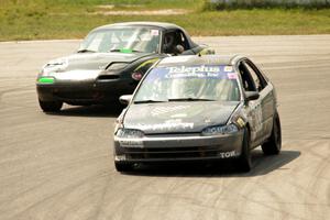 Mayhem Racing Honda Civic and Team Party Cat Mazda Miata