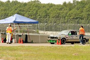 365Racing Tuna No Crust BMW 325i awaits re-entry to the track