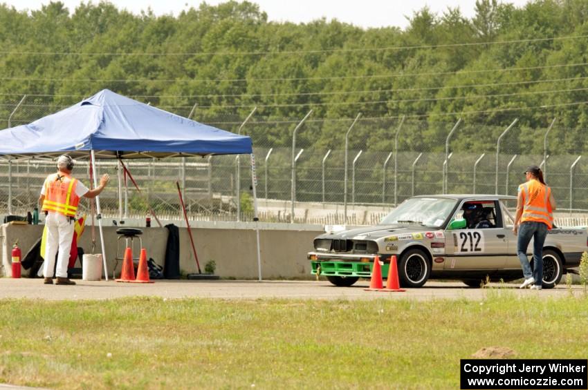 365Racing Tuna No Crust BMW 325i awaits re-entry to the track