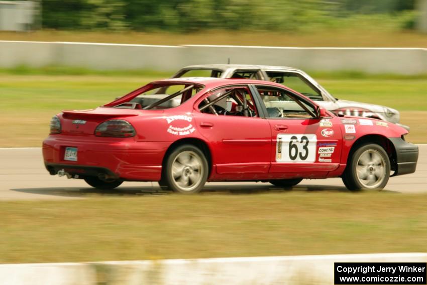 Red Knights Pontiac Grand Prix and Brainerd Bombers Racing BMW 328