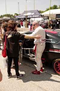 Kevin Boehm / Peter Cunningham Honda Civic Si during the grid walk.