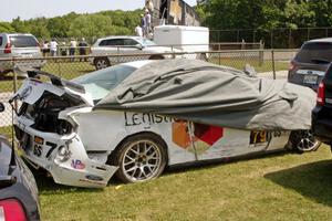 Nick Galante / Chris Beaufait Ford Mustang Boss 302R didn't make the start after a heavy wreck earlier in the week.