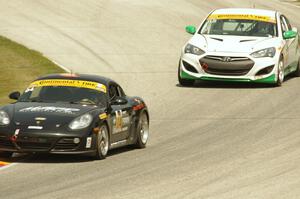 Remo Ruscitti / Adam Isman Porsche Cayman and Charles Espenlaub / Cameron Lawrence Hyundai Genesis Coupe