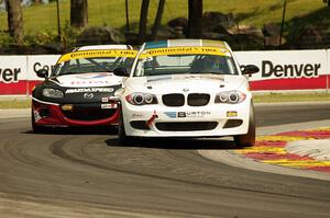 Terry Borcheller / Mike LaMarra BMW 128i and Tyler McQuarrie / Marc Miller Mazda MX-5