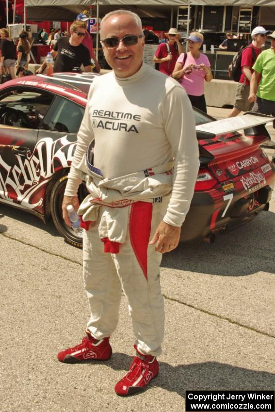 Peter Cunningham at the grid walk.