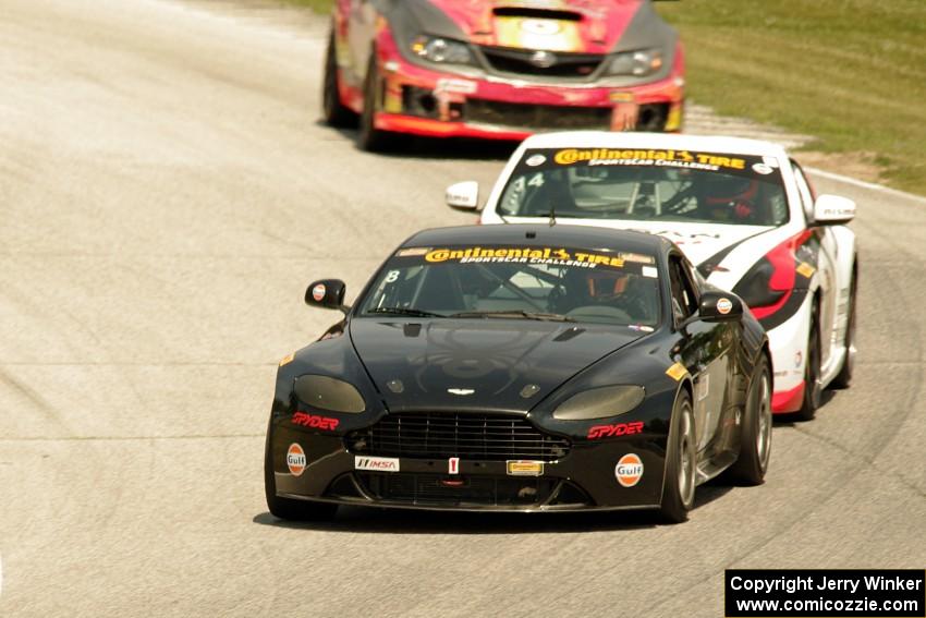 Anthony Mantella / Mark Wilkins Aston Martin Vantage and B.J. Zacharias / Brad Jaeger Nissan 370Z