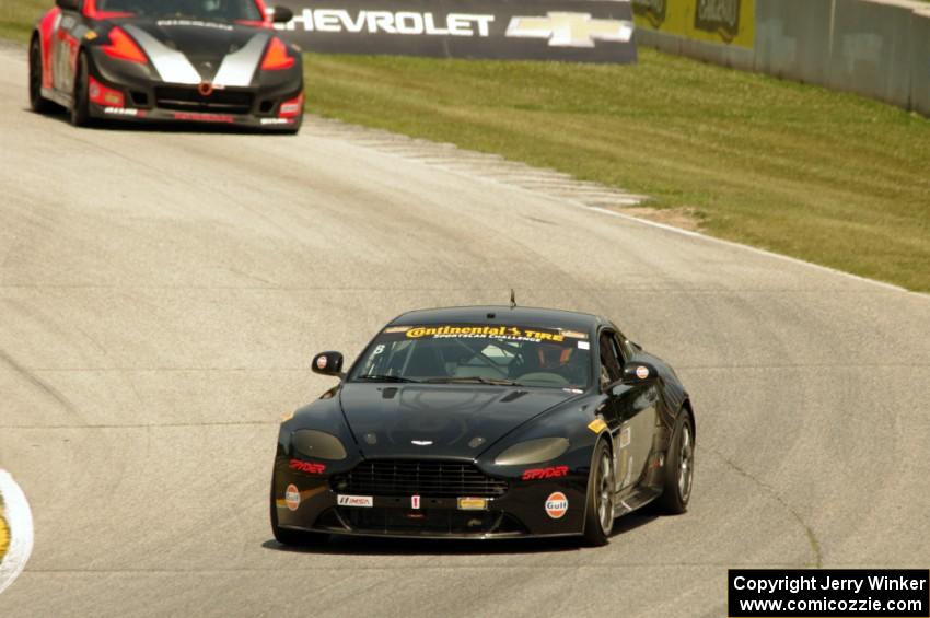 Anthony Mantella / Mark Wilkins Aston Martin Vantage and Tim Bell / Dane Cameron Nissan 370Z