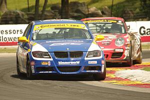 Eric Zimmermann / Tyler Cooke BMW 328i and Al Carter / Brett Sandberg Porsche 997