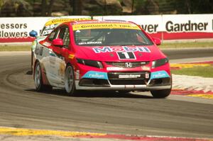 Juan Carlos Leroux / Jorge Leroux Honda Civic and Randy Pobst / Andrew Carbonell Mazda MX-5