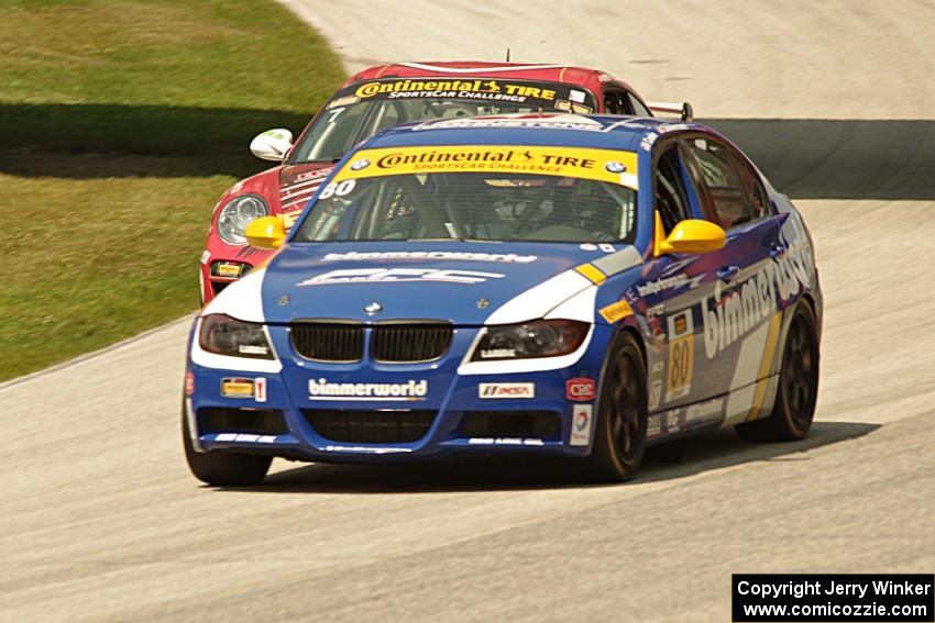 Eric Zimmermann / Tyler Cooke BMW 328i and Al Carter / Brett Sandberg Porsche 997