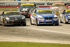 Remo Ruscitti / Adam Isman Porsche Cayman, Eric Zimmermann / Tyler Cooke BMW 328i, Stevan McAleer / Chad McCumbee Mazda MX-5