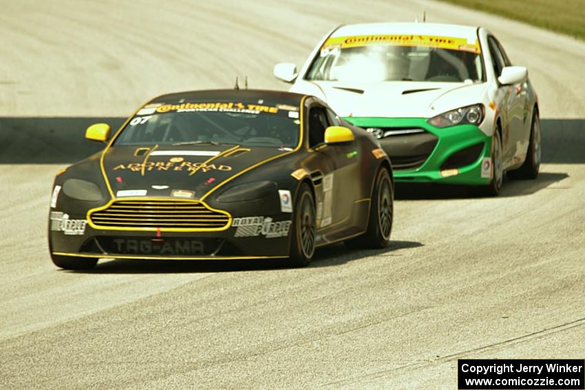 Max Riddle / Kris Wilson Aston Martin Vantage and David Thilenius / Ramin Abdolvahabi Hyundai Genesis Coupe