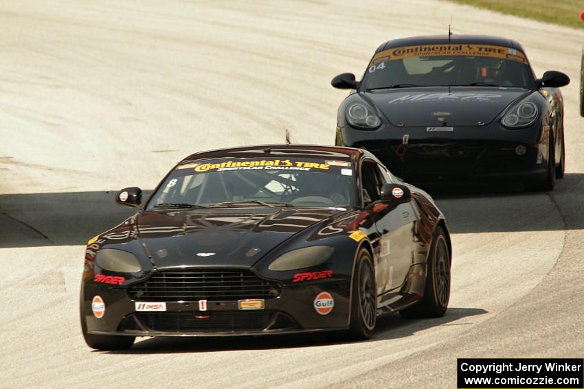 Anthony Mantella / Mark Wilkins Aston Martin Vantage and Remo Ruscitti / Adam Isman Porsche Cayman