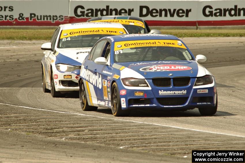 Greg Liefooghe / Tyler Cooke BMW 328i and James Clay / Jason Briedis BMW 328i