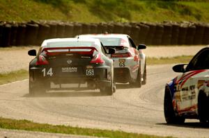 Robin Liddell / Andrew Davis Chevy Camaro Z/28.R and B.J. Zacharias / Brad Jaeger Nissan 370Z