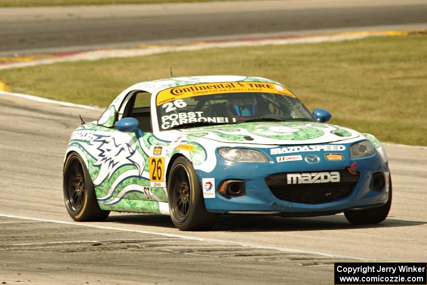 Randy Pobst / Andrew Carbonell Mazda MX-5