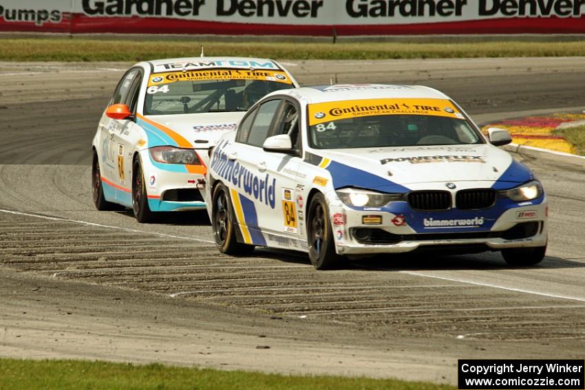 James Clay / Jason Briedis BMW 328i and Ted Giovanis / David Murry BMW 328i