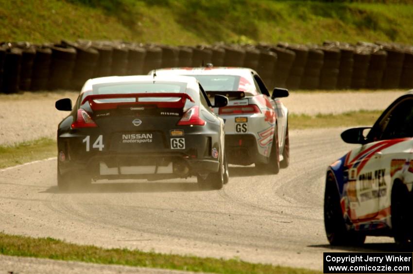 Robin Liddell / Andrew Davis Chevy Camaro Z/28.R and B.J. Zacharias / Brad Jaeger Nissan 370Z