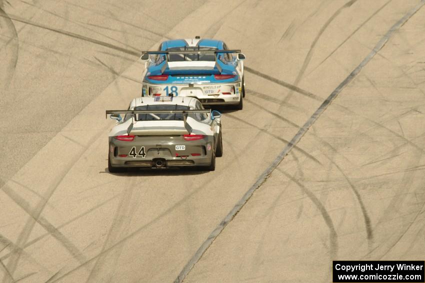 David Calvert-Jones / Alex Davison and John Potter / Andy Lally Porsche 911 GT Americas