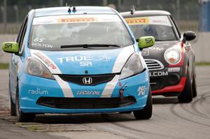 Paul Holton's Honda Fit and Glenn Nixon's MINI Cooper