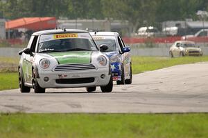 Jason Fichter's MINI Cooper and Brian Price's Honda Fit