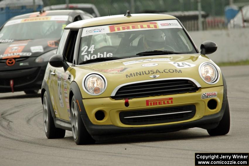 Tom Noble's MINI Cooper and Chris Holter's Mazda 2