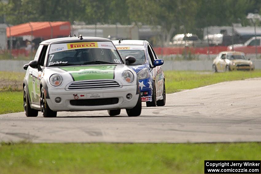 Jason Fichter's MINI Cooper and Brian Price's Honda Fit