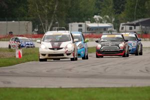 Johan Schwartz's Honda Fit leads TCB