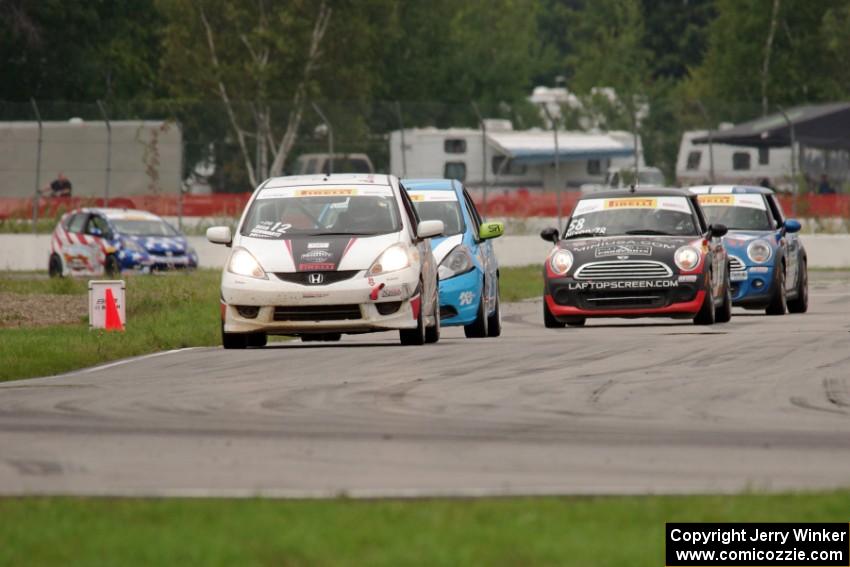 Johan Schwartz's Honda Fit leads TCB