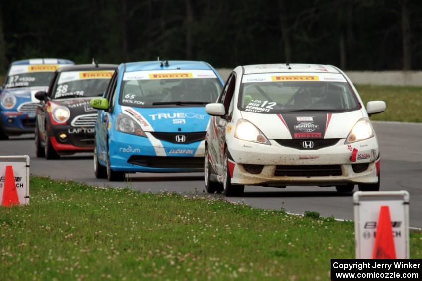 Johan Schwartz's Honda Fit leads TCB