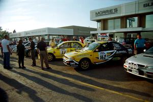 Paul Eklund / Scott Huhn Subaru Impreza and Pat Richard / Nathalie Richard Subaru Impreza 2.5RS at Morrie's Subaru